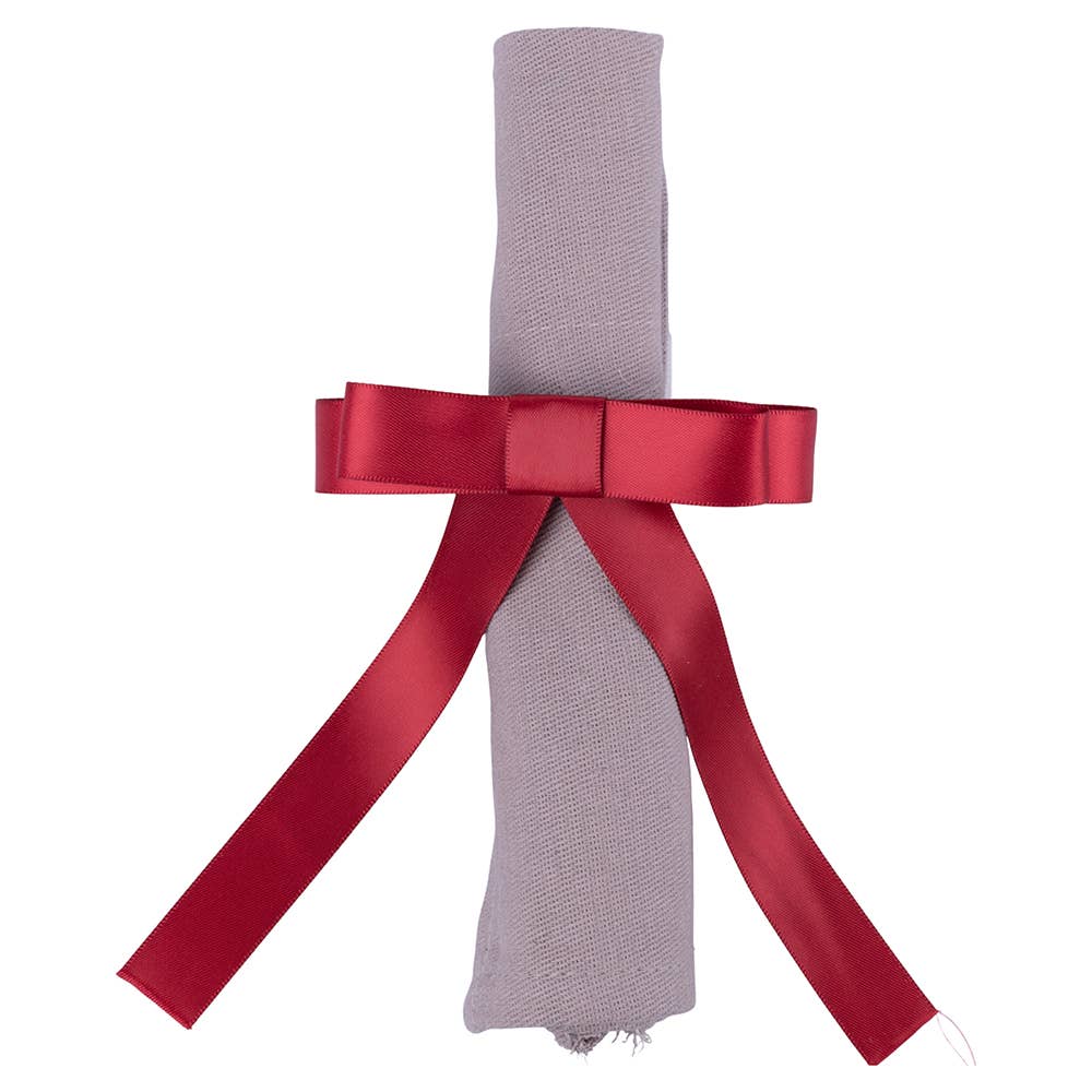 XMAS NŒUDS LIEN SERVIETTE NŒUD ROUGE 14CM - Beautiful Moment the shop