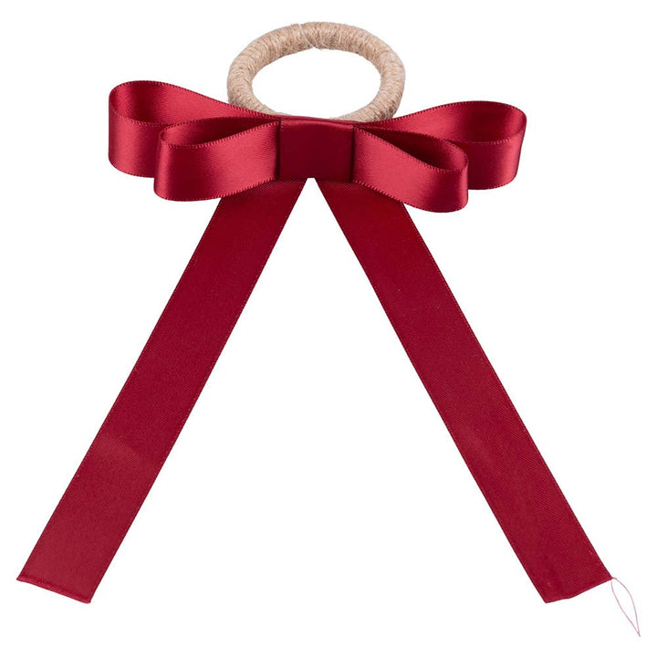 XMAS NŒUDS LIEN SERVIETTE NŒUD ROUGE 14CM - Beautiful Moment the shop