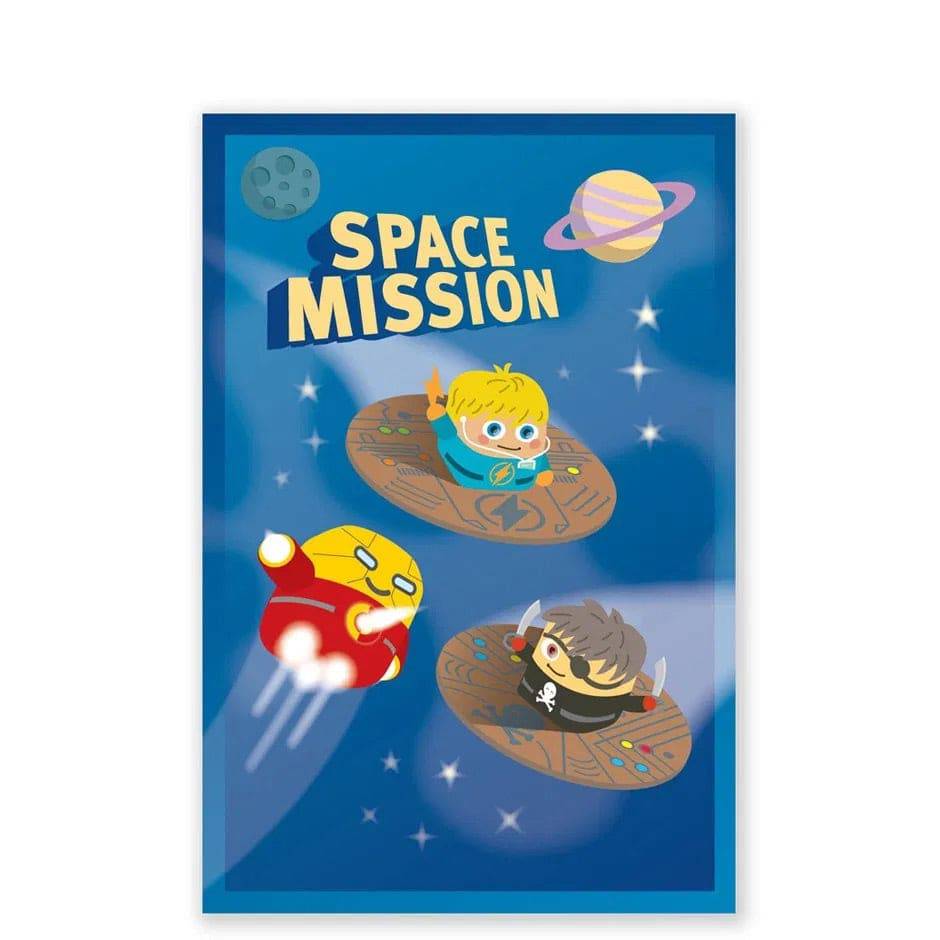 8 Cartes Space mission - Beautiful Moment the shop