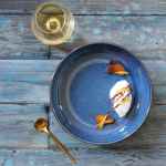 Assiette calotte uno cobalt de 22 cm - Beautiful Moment the shop