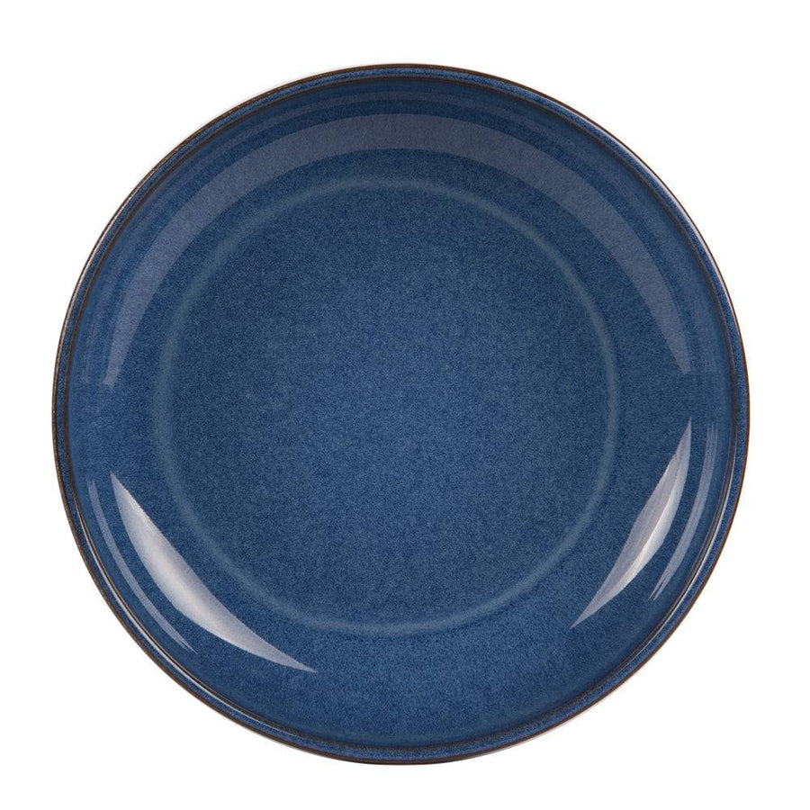 Assiette calotte uno cobalt de 22 cm - Beautiful Moment the shop