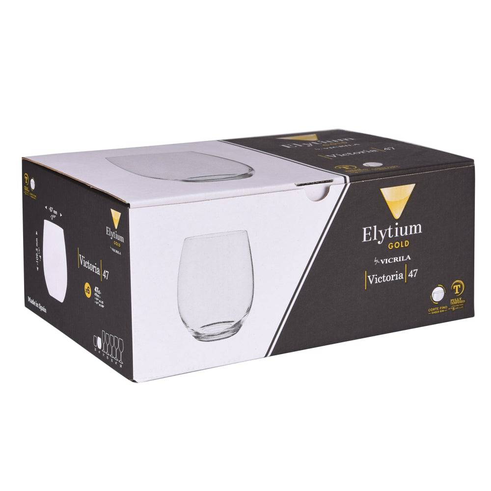 Boite de 6 gobelets trempés victoria 47 cl - Beautiful Moment the shop