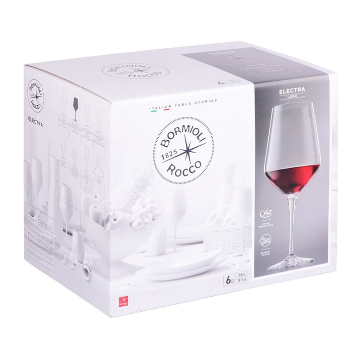 Boîte de 6 verres à vin electra 55 cl - Beautiful Moment the shop