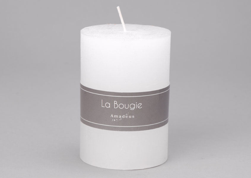 BOUGIE CYLINDRE BLANC PETITE - Beautiful Moment the shop