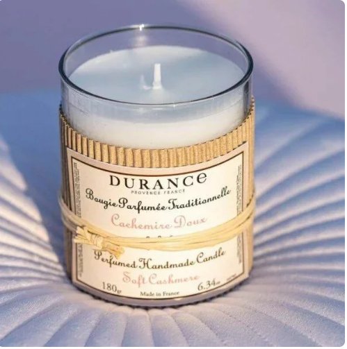 Bougie parfumée Durance Cachemire Doux 180gr - Beautiful Moment the shop