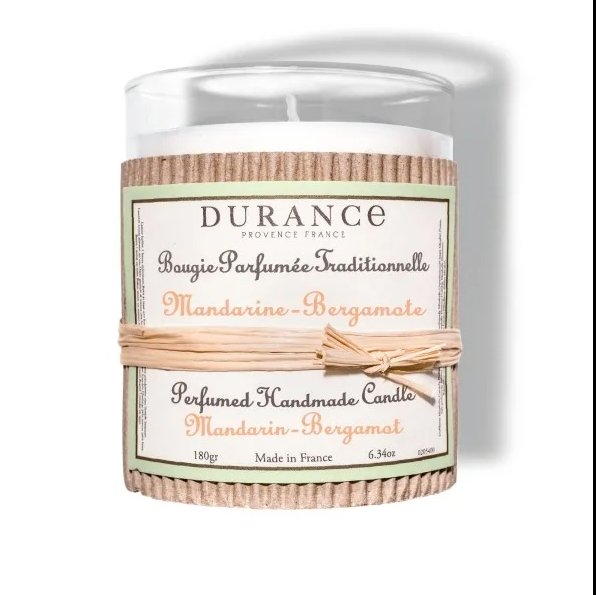Bougie parfumées Durance mandarine Bergamote 180gr - Beautiful Moment the shop