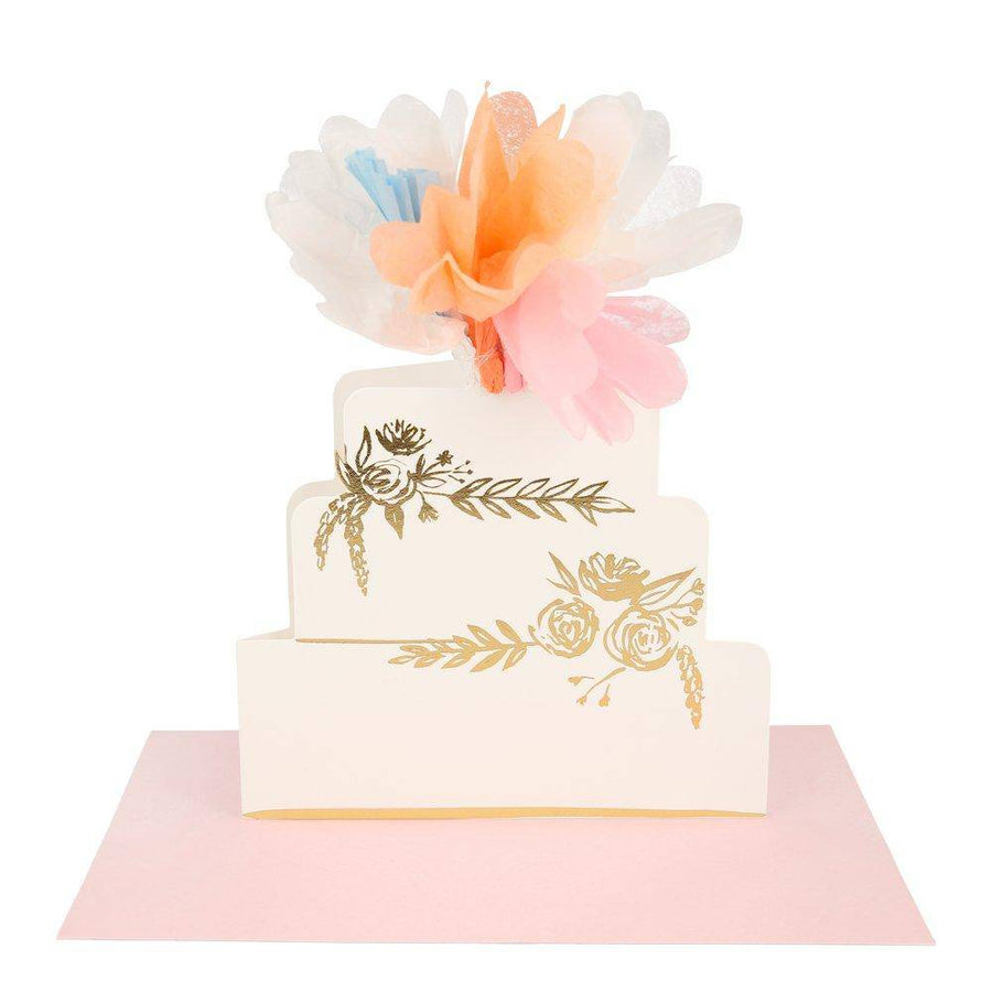 Carte stand-up gâteau floral - Beautiful Moment the shop