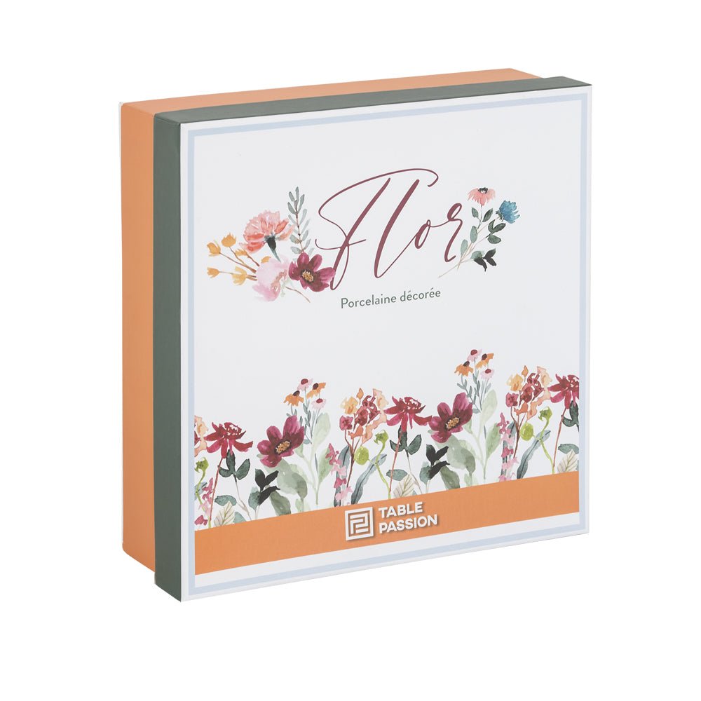 Coffret 4 mugs flor 35 cl - Beautiful Moment the shop