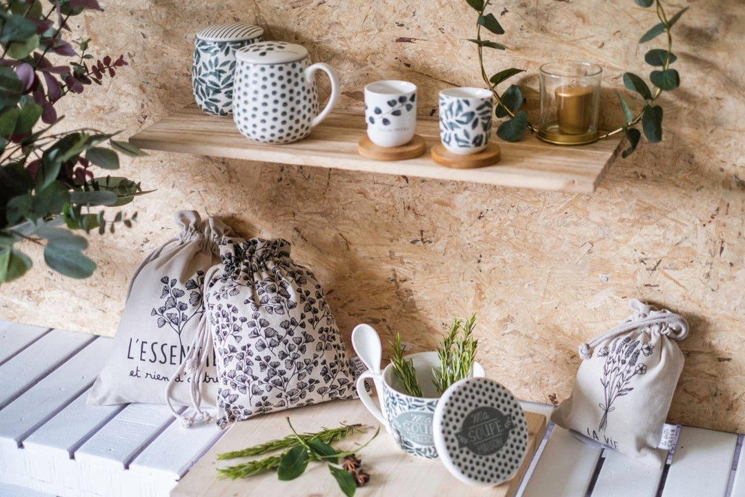 Coffret Bol à Soupe Eucalyptus - Beautiful Moment the shop