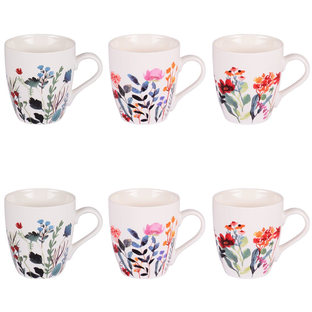 Coffret de 6 tasses flor 23 cl - Beautiful Moment the shop