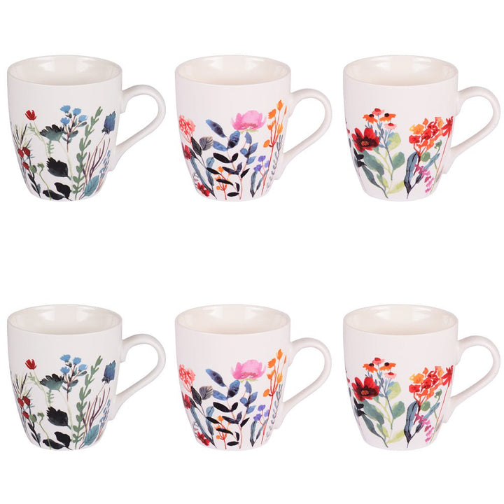 Coffret de 6 tasses flor 23 cl - Beautiful Moment the shop