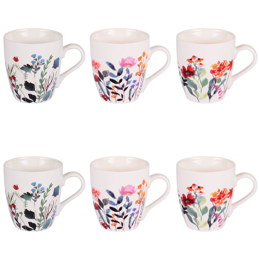 Coffret de 6 tasses flor 23 cl - Beautiful Moment the shop