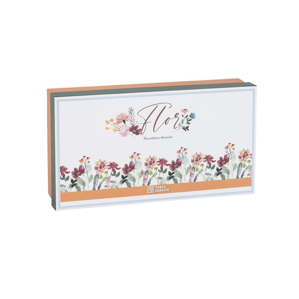 Coffret de 6 tasses flor 23 cl - Beautiful Moment the shop