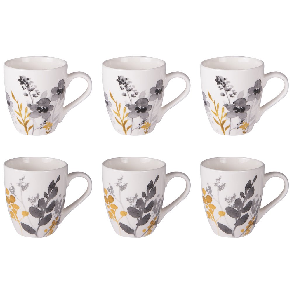 Coffret de 6 tasses flora 23 cl - Beautiful Moment the shop