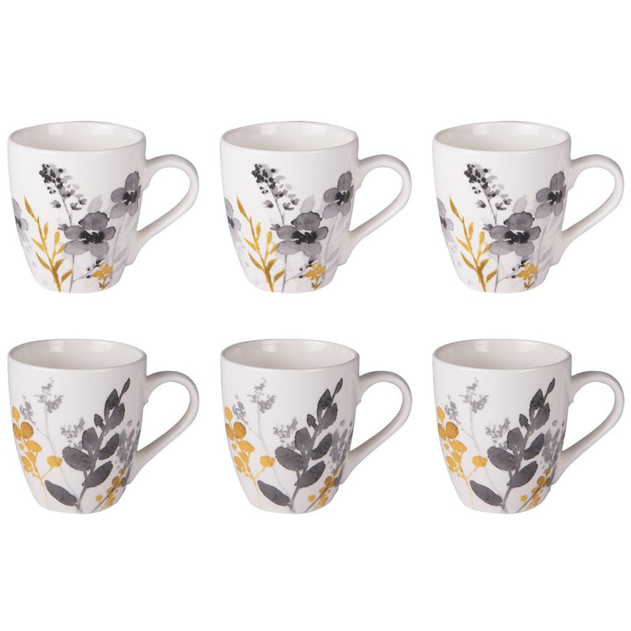 Coffret de 6 tasses flora 23 cl - Beautiful Moment the shop