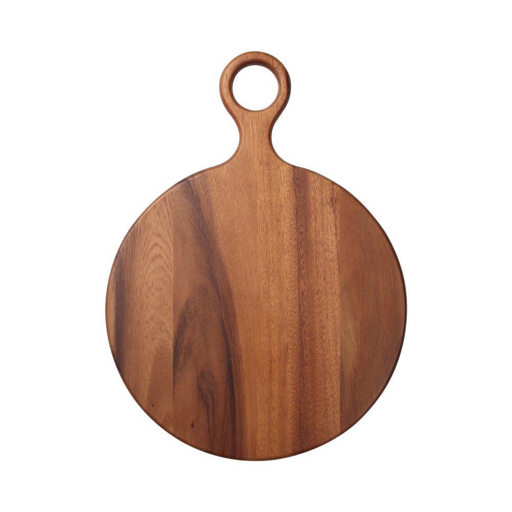 Planche à découper ronde 33 cm en acacia - Beautiful Moment the shop
