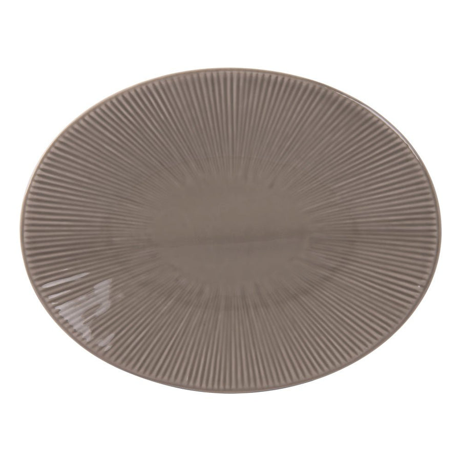 PLAT OVALE 41.5X32 BOHEM TAUPE - Beautiful Moment the shop