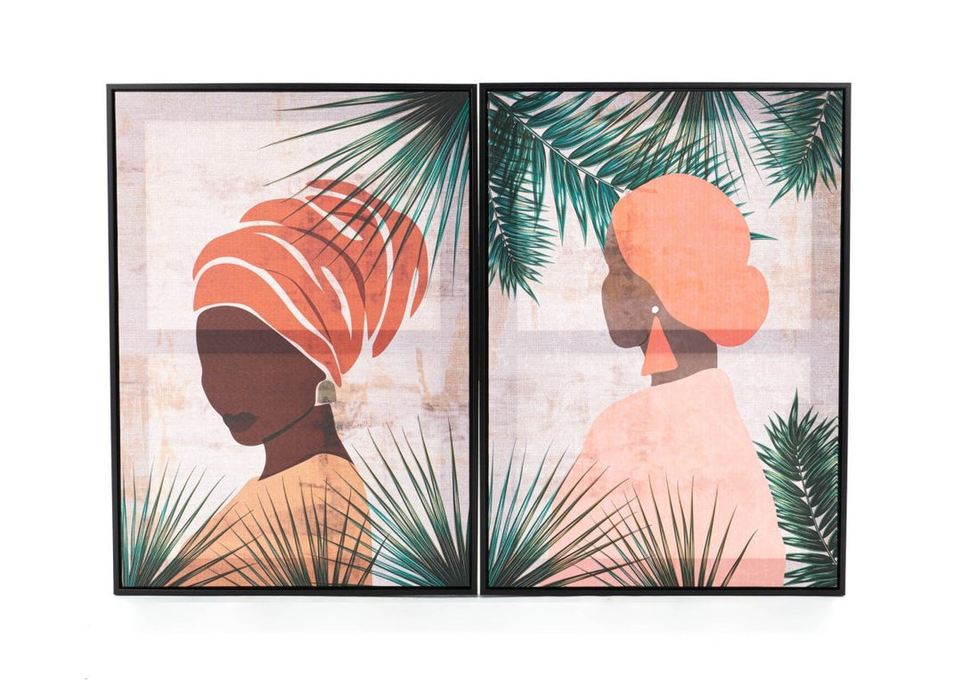 TOILE BELLE AFRIQUE 2DA 50X70 - Beautiful Moment the shop