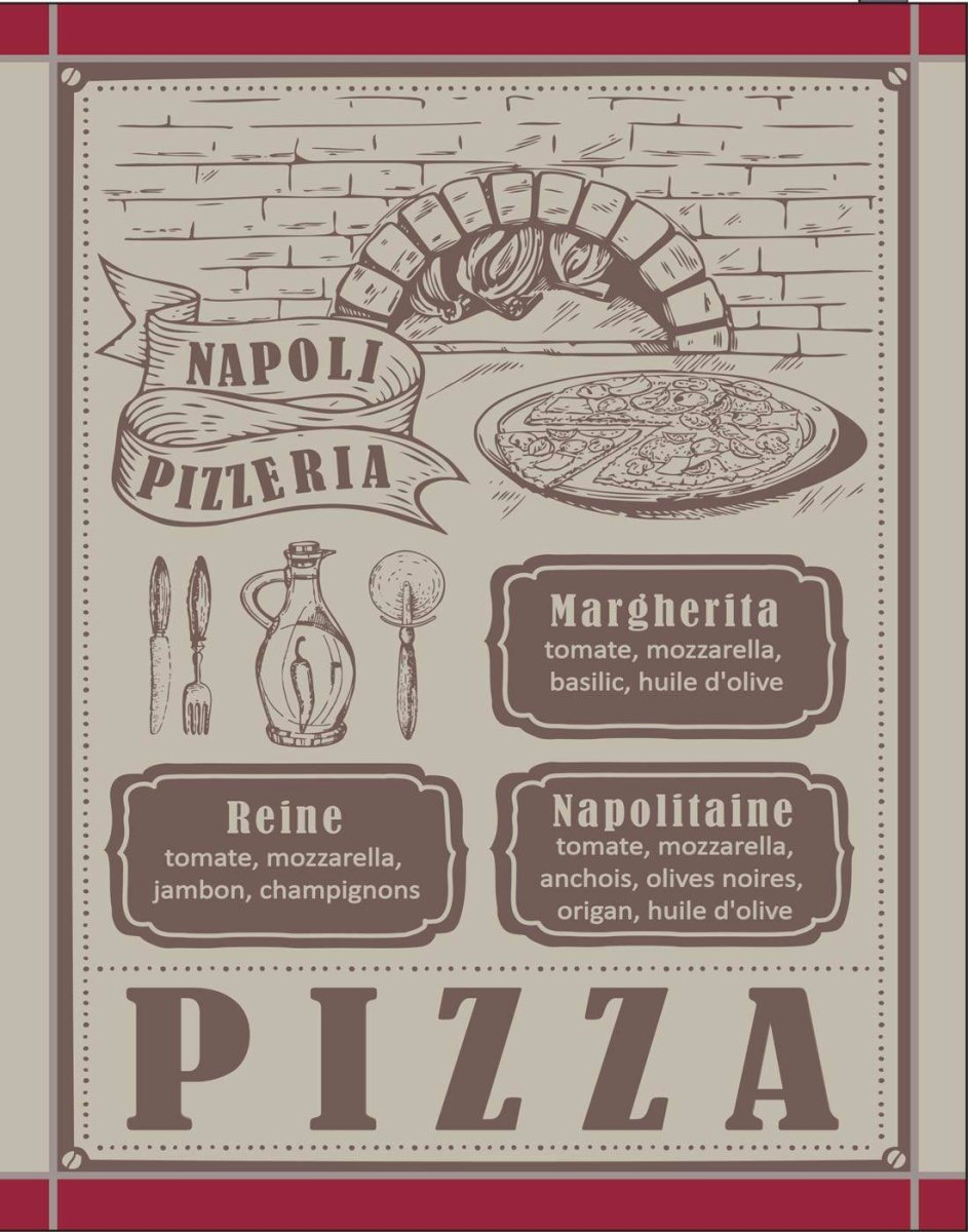 TORCHON PIZZA 50X70 TAUPE - Beautiful Moment the shop