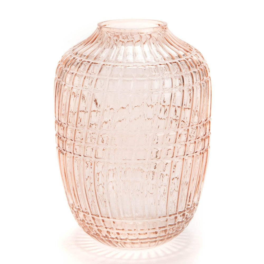 VASE QUADRI H25 ROSE - Beautiful Moment the shop