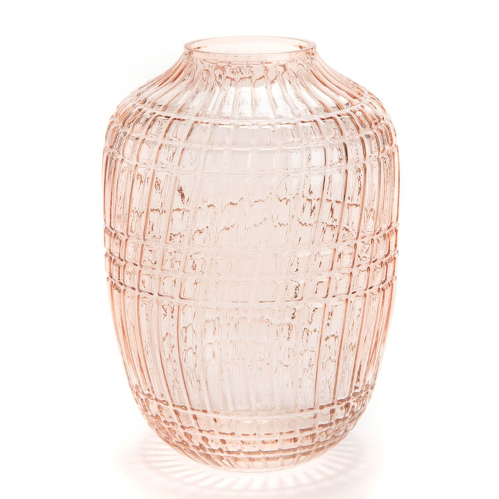 VASE QUADRI H25 ROSE - Beautiful Moment the shop