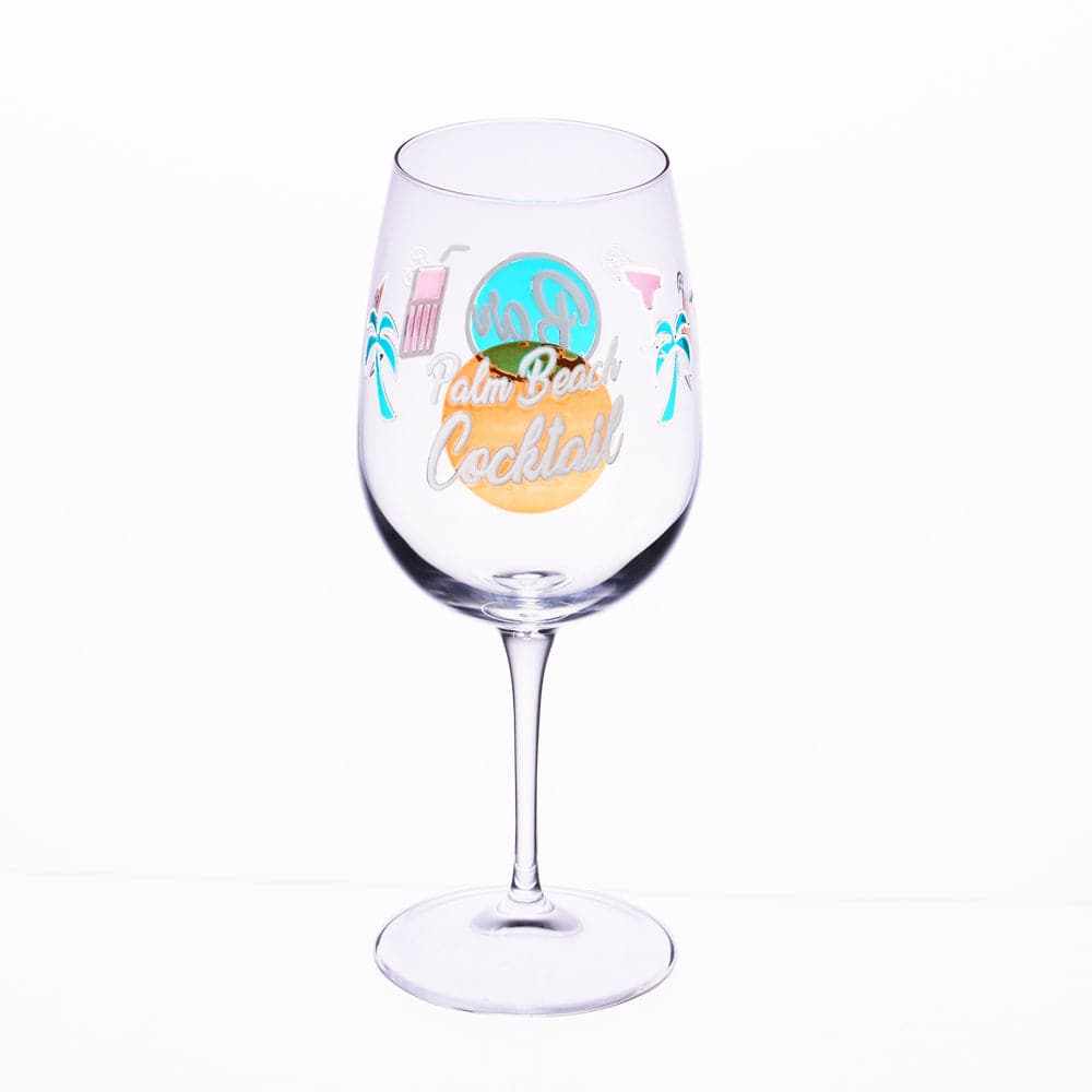 Verres a pieds 50 cl Palm Beach Cerve - Beautiful Moment the shop